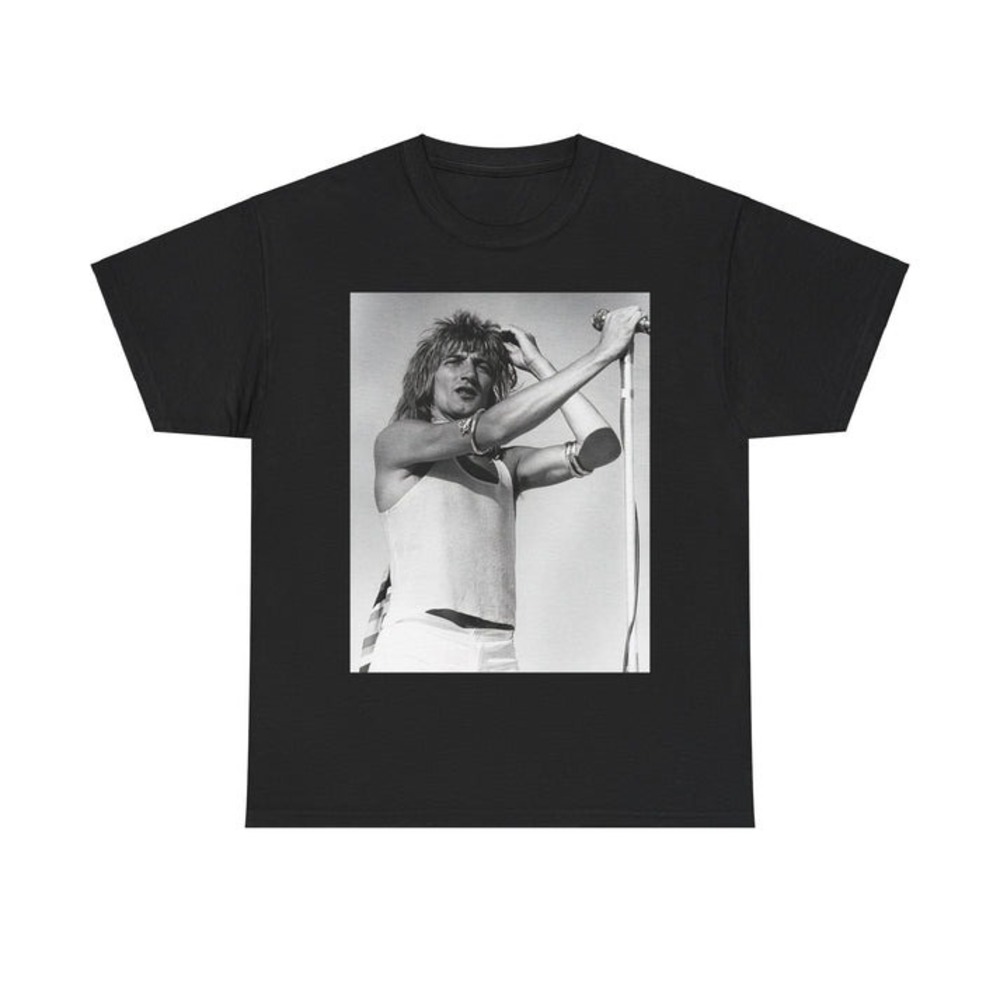 Rod Stewart T-Shirt, Music Tour Graphics T-shirt